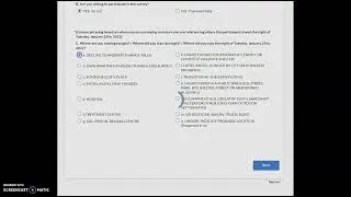 Thumbnail: 02  Survey Part 1 Tally, Screening Script and Survey