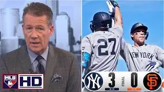 Thumbnail: MLB Network BREAKDOWN Aaron Judge hits a 2-run HR, powers Yankees back to back wins to start season