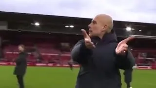 Thumbnail: Pep Guardiola loses it with a cameraman