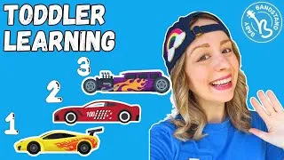 Thumbnail: Numbers and First Words for Toddlers | Count to 3 with Ms. Alyssa | Freeze Dance I Baby Bandstand