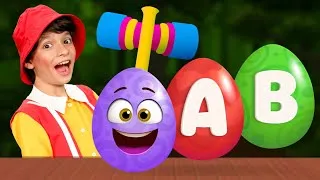 Thumbnail: Surprise Eggs x Learn ABC Alphabet Song for Kids | BabyBillion Rhymes