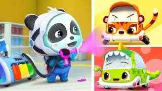 Thumbnail: Learn Colors with Little Cars | Colors Song | Kids Songs | BabyBus - Cars World