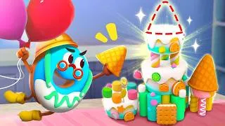 Thumbnail: Let's Build a Castle | Fun Stories | Yummy Foods Family | Kids Cartoon | BabyBus TV
