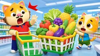 Thumbnail: Grocery Shopping | Outdoor Safety Rules for Kids | Mimi and Daddy | Cartoon | BabyBus TV