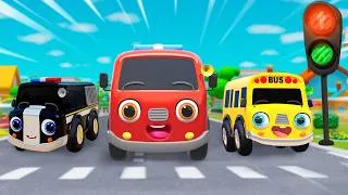 Thumbnail: Wheel On The Baby Car Song | Learn On Traffic | Nursery Rhymes & Kids Songs - Baby Car Songs TV
