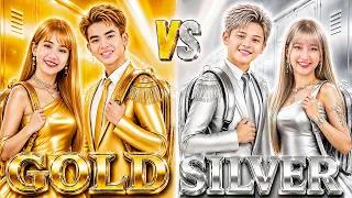 Thumbnail: Gold Couple Vs Silver Couple At School!