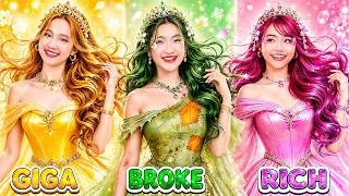 Thumbnail: Rich Vs Broke Vs Giga Rich Girl Extreme Makeover From Ugly To Beautiful!