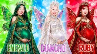 Thumbnail: Emerald Vs Ruby Vs Diamond Pregnant Fairy At Hospital!