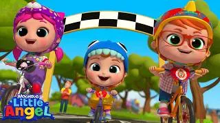 Thumbnail: Let's Learn To Ride A Bike! | BABY JOHN™ Playtime Kids Songs & Nursery Rhymes | Little Angel