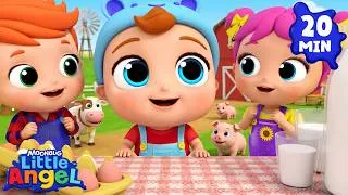 Thumbnail: Baby John's Farm Animals Tour! | BABY JOHN™ Playtime Kids Songs & Nursery Rhymes | Little Angel