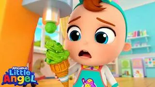 Thumbnail: Colorful Ice Cream Fun! 🌈 | BABY JOHN™ Playtime Kids Songs & Nursery Rhymes | Little Angel