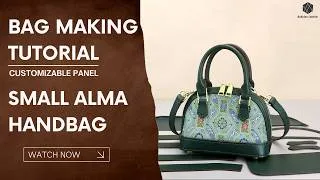 Thumbnail: Customizable Panel Small Alma Handbag Making Tutorial | Babylon Leather Kit SYR43