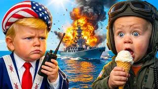 Thumbnail: Baby Trump & Baby Biden Save the Strait of Hormuz