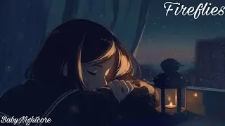 Thumbnail: Nightcore - Fireflies [Lyrics]