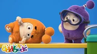 Thumbnail: Ready to Dive... Too High! 🏊‍♂️😱  Fear of Heights😱 Baby Oddbods