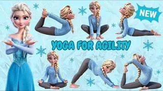 Thumbnail: ❄️ Elsa Yoga for Kids | Full Body Flexibility, Balance, Agility & Stretching | Frozen Princess Yoga