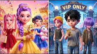 Thumbnail: Rich Girls vs Poor Boys... Who Was Happier? 🎡| K-Pop Demon Hunters Animation