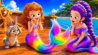 Thumbnail: Sofia The First Meets Mermaid Rumi!🧜‍♀️Sofia Glow up Into Mermaid! Disney Princess Adventure