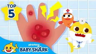 Thumbnail: [🏥 TOP 5] Who's Visiting Doctor Baby Shark Today? | Baby Shark Hospital Play | Baby Shark Official