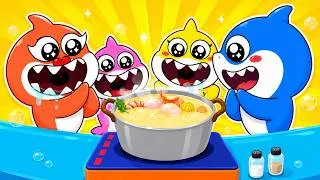 Thumbnail: Baby Shark Cooks Hotpot For His Friends