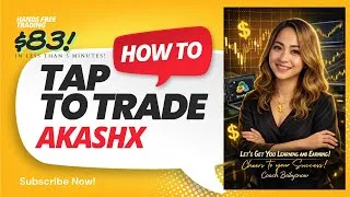Thumbnail: I Made $83 in 5 Minutes Using Tap-to-Trade (Live AkashX Signal Explained)