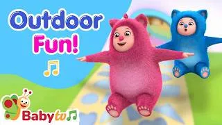 Thumbnail: Fun Outdoor Activity with Billy & BamBam ✨🌲| Outdoor Games | Baby TV for Kids