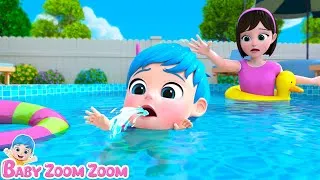 Thumbnail: Swimming Song | Safety Rules In The Pool | Nursery Rhymes - Baby Zoom Zoom