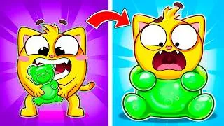 Thumbnail: Baby Love Gummy Bears! 🍬🍭 Candies are Tasty, But Don't Overeat Them || Baby Zoo TV