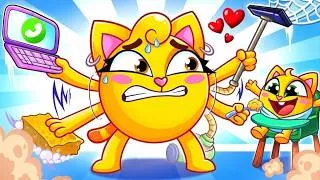 Thumbnail: Mommy's Daily Routine As Superhero! My Mommy is Best | Story About Helping Your Mom | Baby Zoo TV