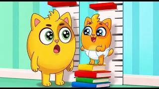 Thumbnail: Baby Pretend To Be Tallest! Big VS Small | Who's Taller? Baby Zoo TV