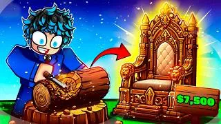 Thumbnail: ROBLOX CARVE WOOD!