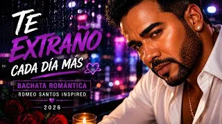 Thumbnail: 💔 Te Extraño Y Sin Ti Nada Es Igual | Romeo Santos Inspired | Bachata Romántica 2026