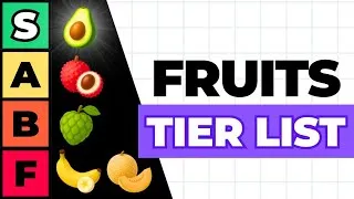 Thumbnail: ALL fruits ranked  the ULTIMATE tier list