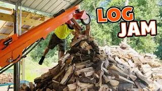Thumbnail: Adding More Firewood to the Pile - Boiler Wood in the Morning