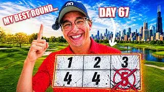 Thumbnail: Can I Play 18 Holes WITHOUT Making a 5 on Any Hole? (Day 67)