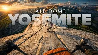 Thumbnail: Half Dome Cable Climb POV in 8K | GoPro Mission 1 Pro Footage