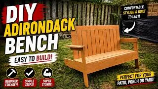 Thumbnail: How to Build an Adirondack Style Bench