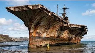 Thumbnail: We Found an Abandoned Aircraft Carrier and Restored It Like New | ASMR Restoration