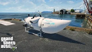 Thumbnail: GTA V Oceangate Titan Submersible [MOD] What might have happened "catastrophic implosion"