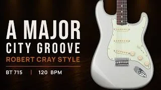 Thumbnail: City Groove | Robert Cray Style R&B Backing Track in A Major l BT 715