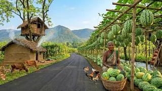 Thumbnail: Peaceful Village Life Near the Mountains | Relaxing Tribal Rural Life in Nature