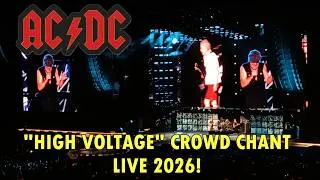 Thumbnail: AC/DC:  "High Voltage" (Crowd Chant) Live 7/15/26  Columbus, OH