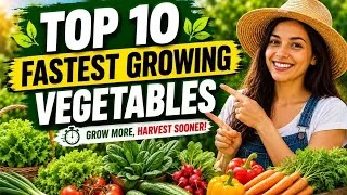 Thumbnail: Top 10 Fastest Growing Vegetables Every Beginner Should Plant