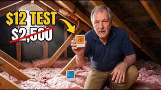 Thumbnail: Don't Buy Attic Insulation Yet — The $12 Two-Thermometer Test That Says If It'll Pay Back