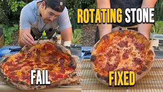Thumbnail: I Tested Ooni's New Rotating Stone (And Immediately Ruined My First Pizza)