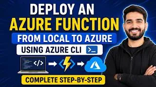 Thumbnail: Deploy an Azure Function from Local to Azure Using Azure CLI  Complete Step by Step