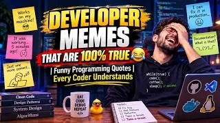 Thumbnail: Developer Memes That Are 100% True 😂 | Funny Programming Quotes Every Coder Understands