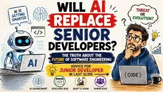 Thumbnail: Will AI Replace Senior Developers? The Truth About the Future of Software Engineering