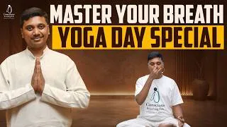 Thumbnail: 30-Minute Breathing Exercises | Reduce Stress & Improve Lung Health | Yoga Day | @badarinathgella