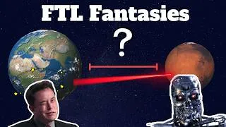 Thumbnail: Elon Musk's FTL AI Fantasies Crash Immediately - Debunking Terrible Physics